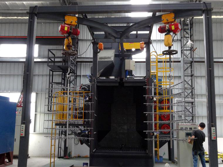 吊钩式抛丸机机组成部分与使用方法