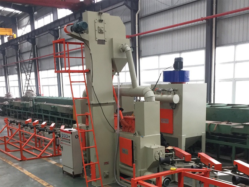 钢管内外壁抛（喷）丸清理机